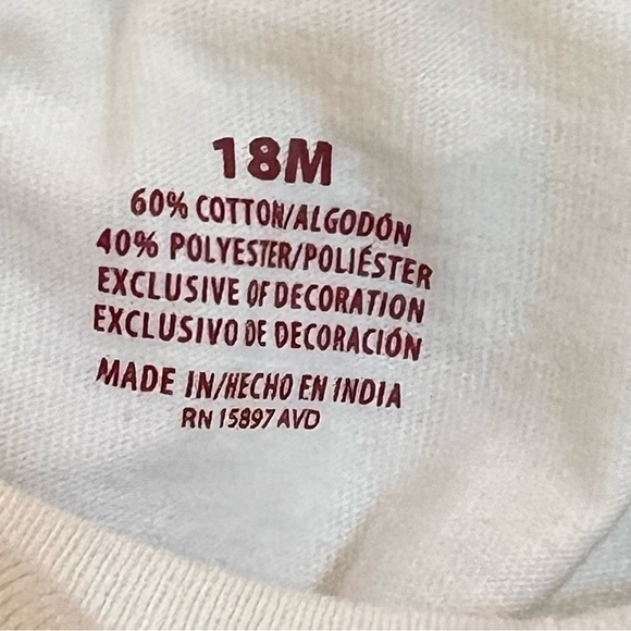 Christmas outfit skirt long sleeve top hair bow Santa kitty cat 18 months - Picture 10 of 10